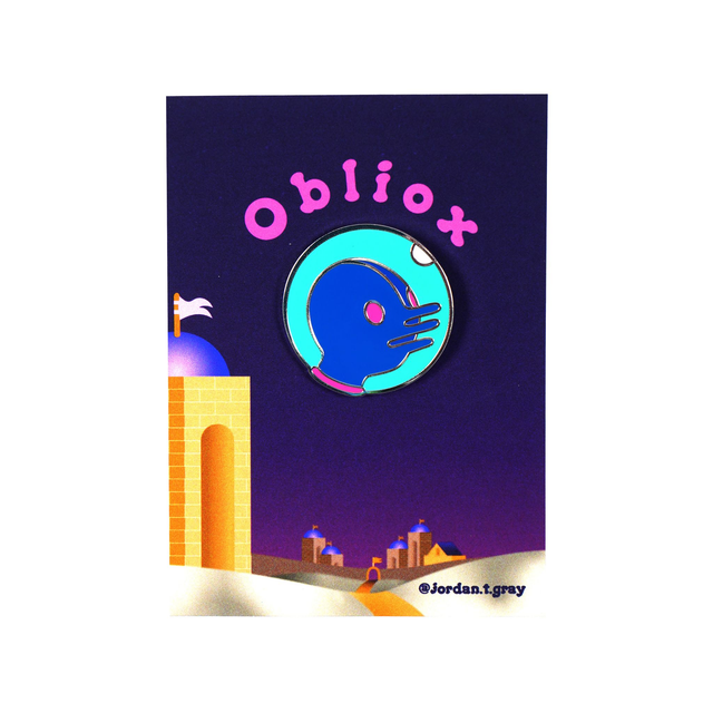 Obliox World Enamel Pin Badge