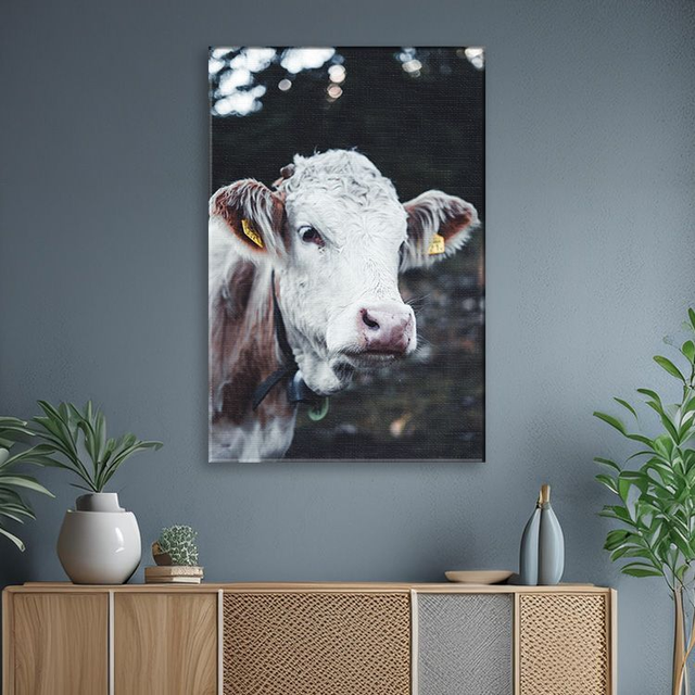 Vache &#039;Marguerite&#039; - Faune - Toile