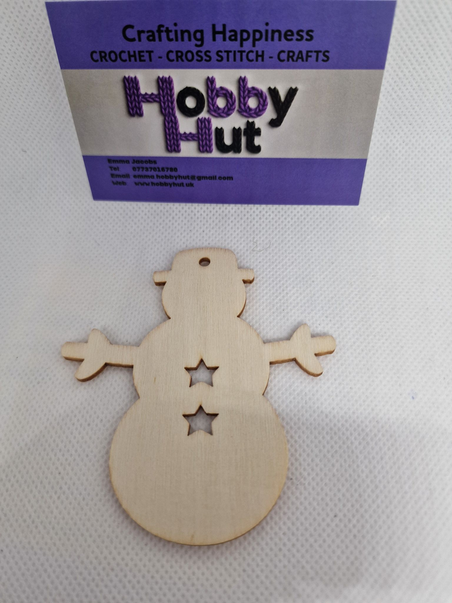 Paint-Your-Own Snowman Decoration