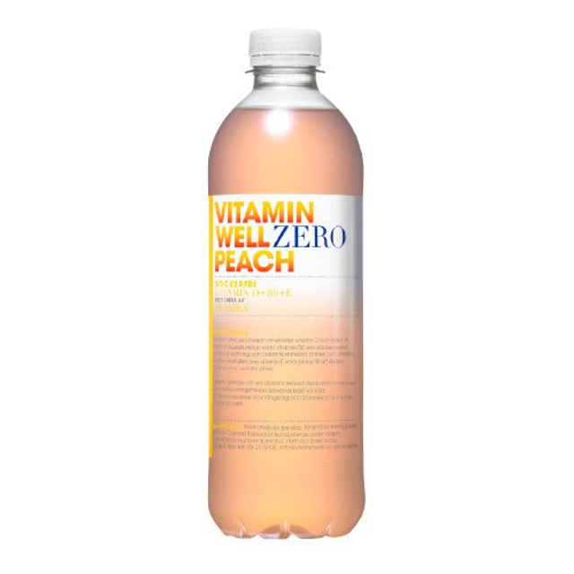 Vitamin Well Zero Peach 500 ml