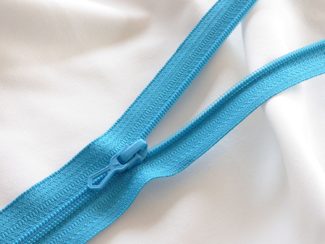 Spirale 4mm Bleu - Fermeture Eclair