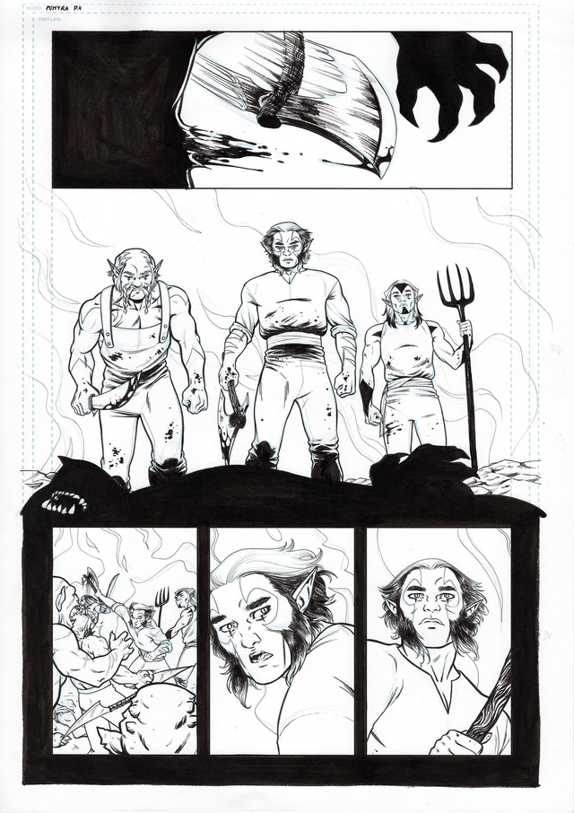 09/2025 - ThunderCats : Pumyra #1 Page 04 - ORIGINAL, A3 (11.7x16.5)