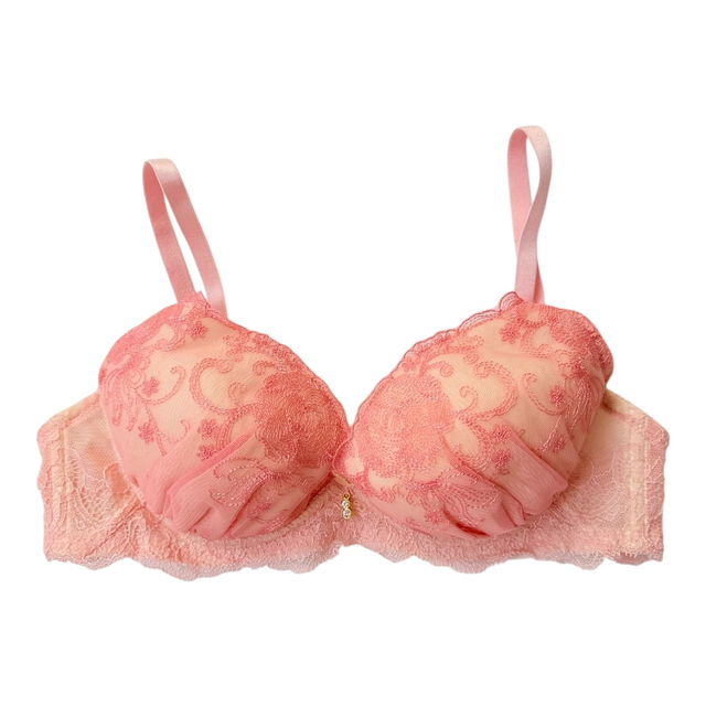 pink/ coral floral Japanese Bra UK 32B  