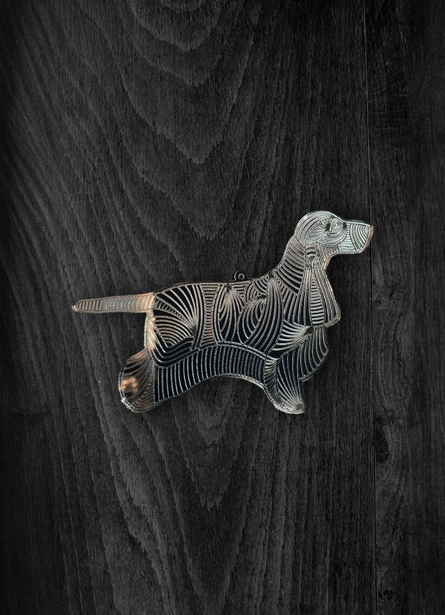 Acryl - English Cocker Anthracite