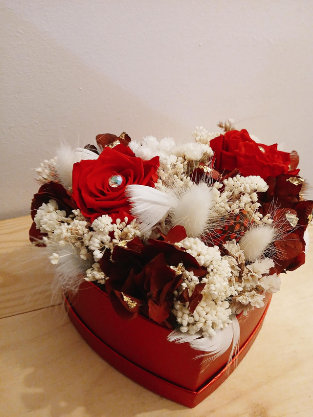 Composition florale amour