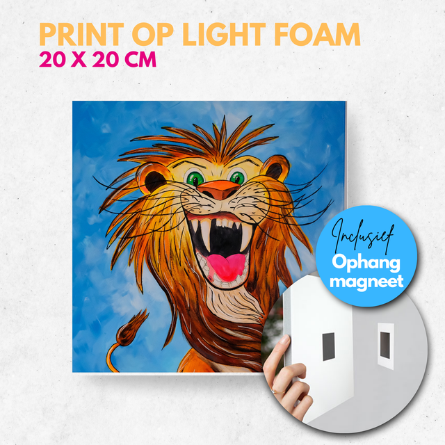 Leeuw | Light foam met magneet
