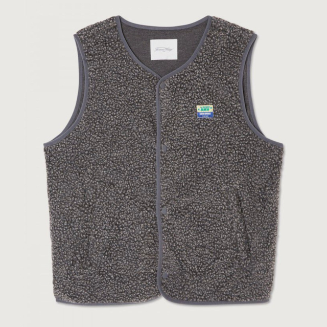 American Vintage Jacket Hoktown Melange Charcoal