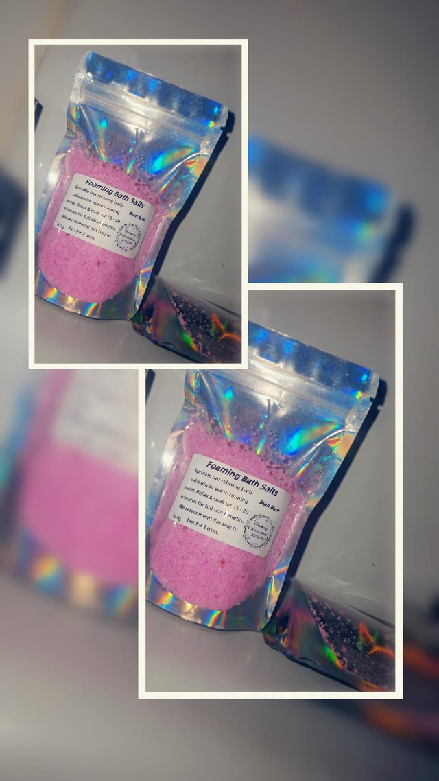 Foaming Bath Salts