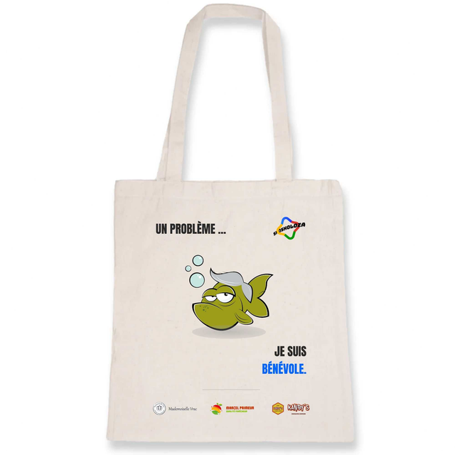 Tote bag Poisson Beige