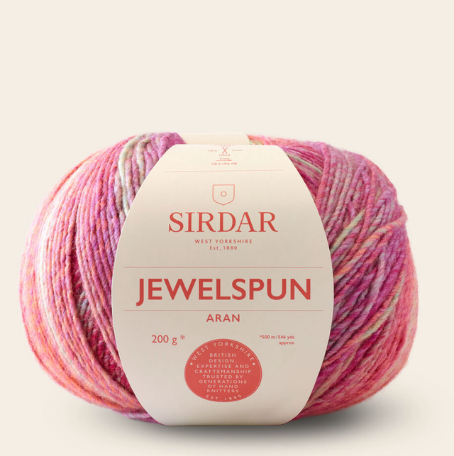 Jewelspun Aran Glowing Garnet