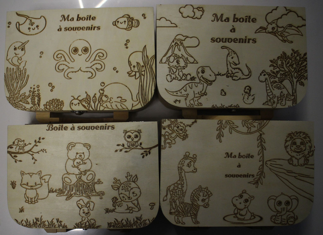 Boîte à souvenirs à peindre