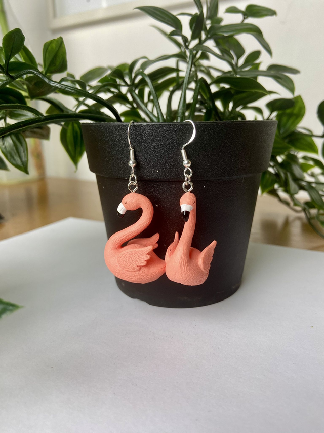 Flamingo earrings 