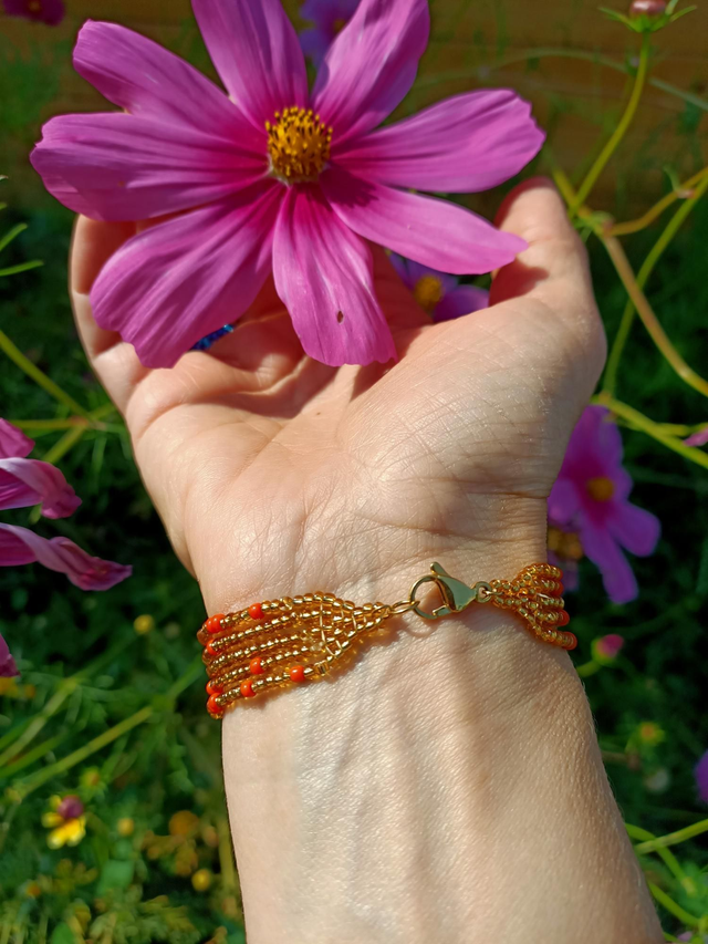 Bracelet perlés 5 brins 