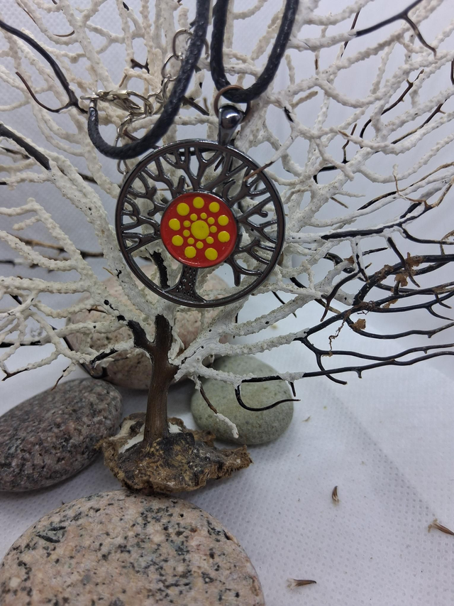 Collier arbre de vie mandala 