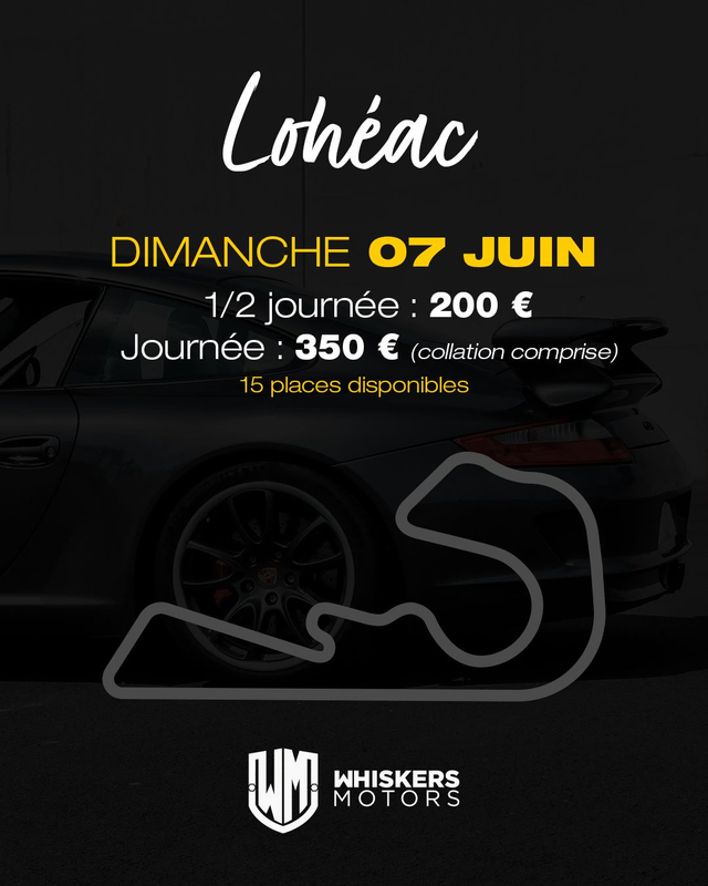 Trackday # 08- CIRCUIT de LOHEAC  - Dimanche 7 juin 2026 - JOURNEE - 15 PLACES A SAISIR
