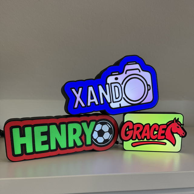 Custom Name Light Box Sign – Fully Personalised