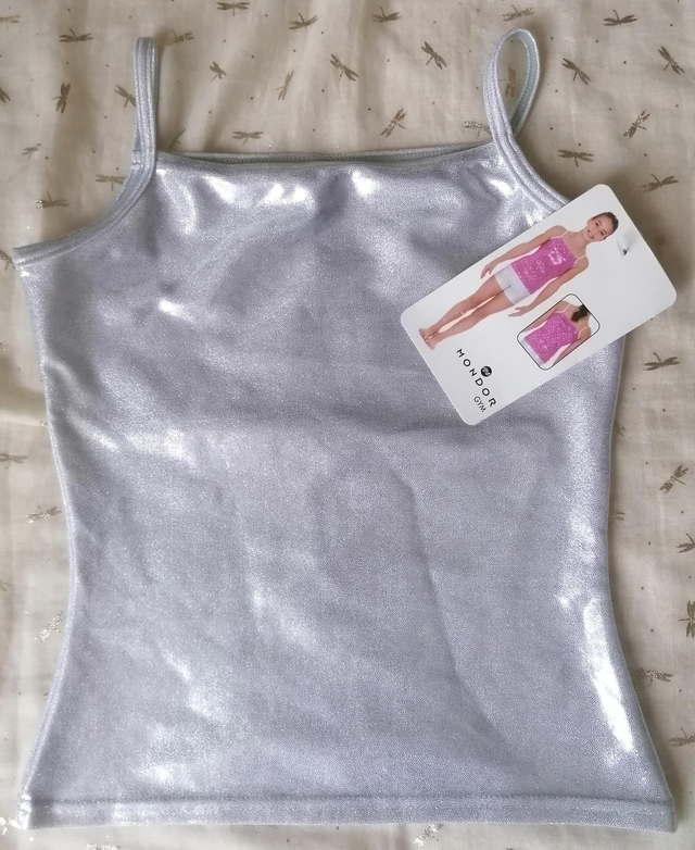 Débardeur argent Mondor 8/10ans
