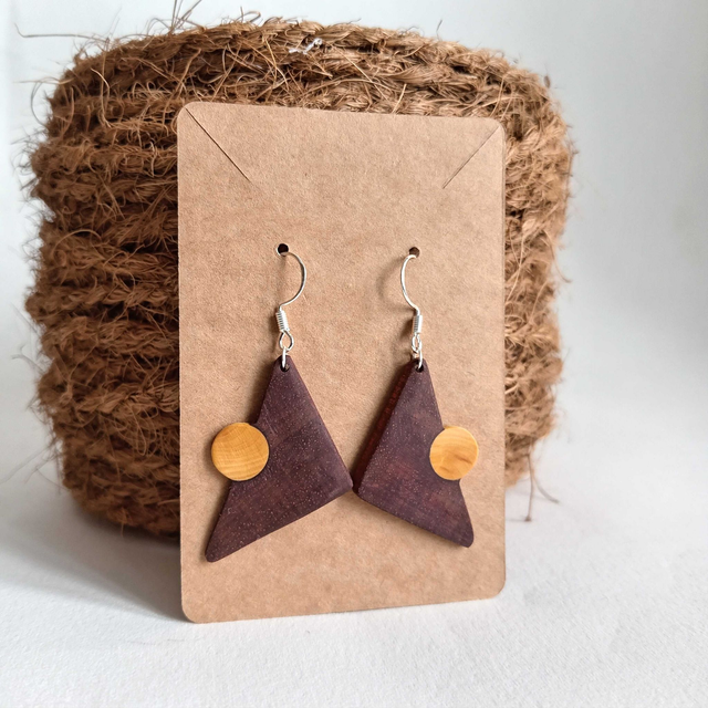 Boucles d'oreilles triangles