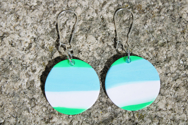 aran︱sea blue,green+white