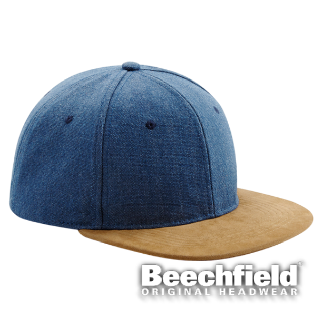 🧢 CASQUETTE BEECHFIELD SNAPBACK-SUEDE-PEAK CUSTOM 3D COMPRIS*