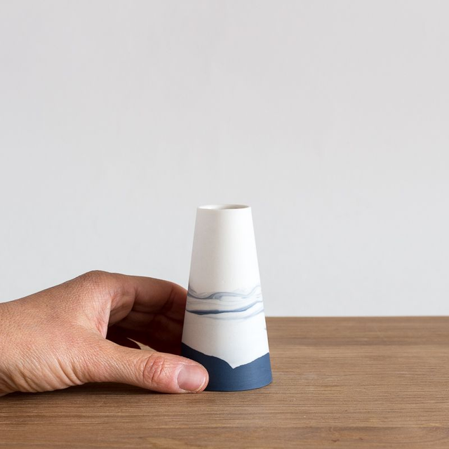 Vase - Mini - Horizons - Bleu nuit