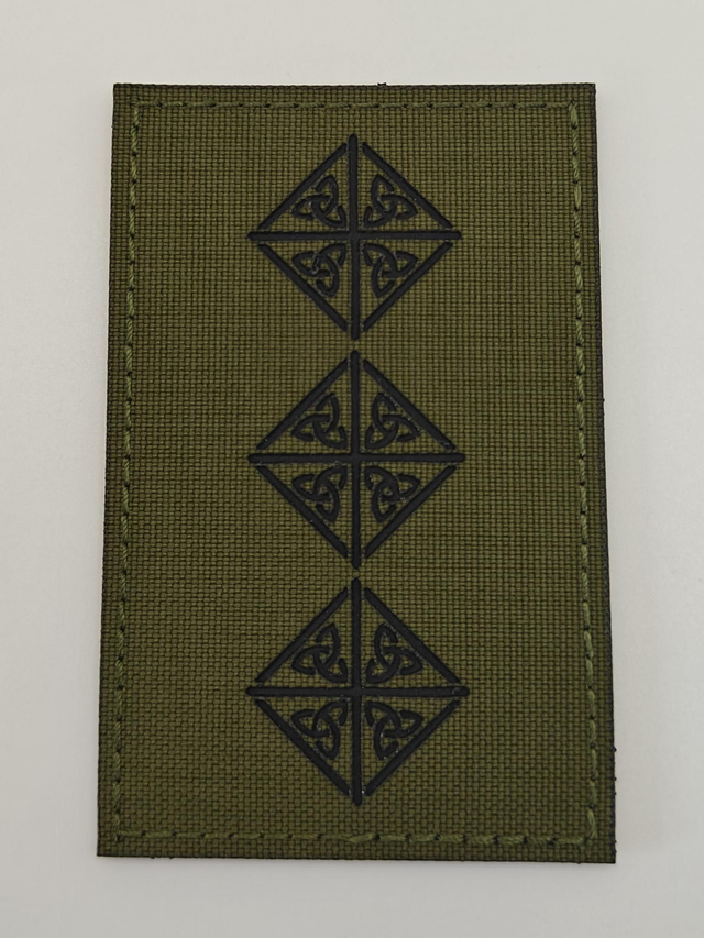 Captain IR laser cut rank markings 