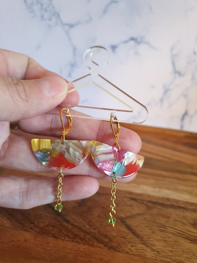 Boucles d'oreilles gold Estella