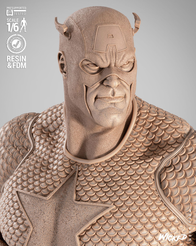 Statue CAPTAIN AMERICA série comics