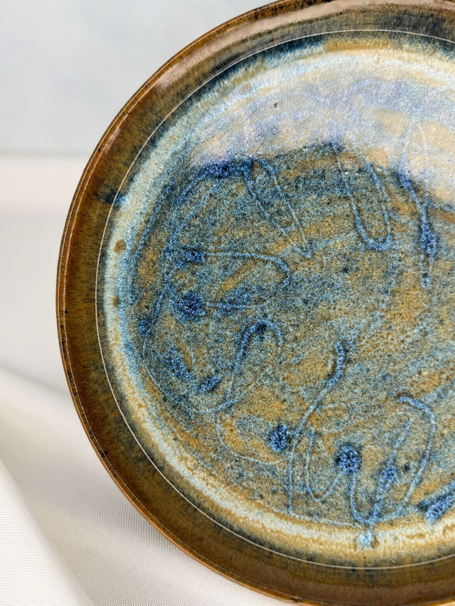 JESIENNY ZMIERZCH talerz śniadaniowy / do serwowania 