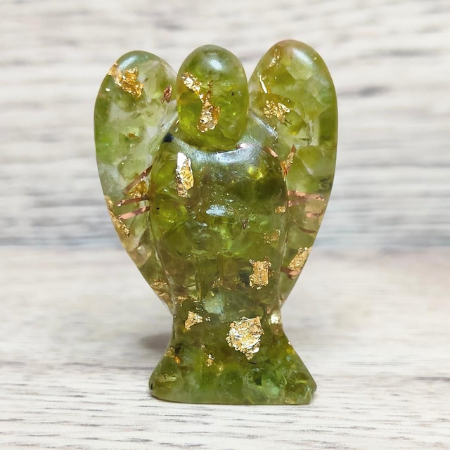 Ange orgonite péridot 