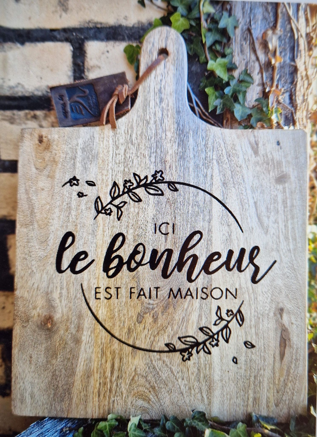 Planche sur pied avec manche 40x30 cm