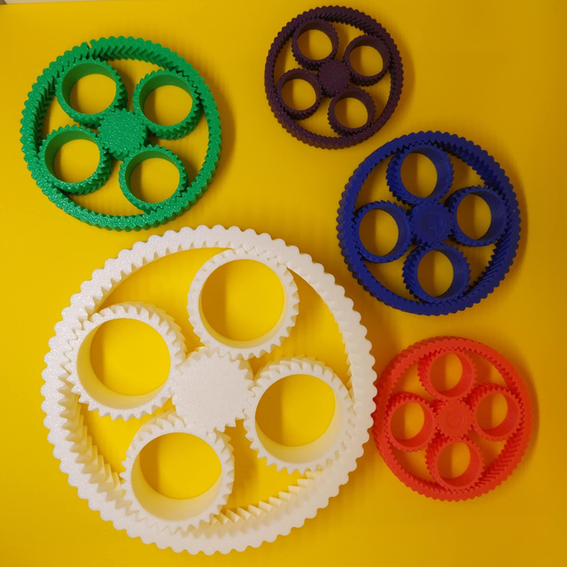 Planetary Gear - 4 Planets