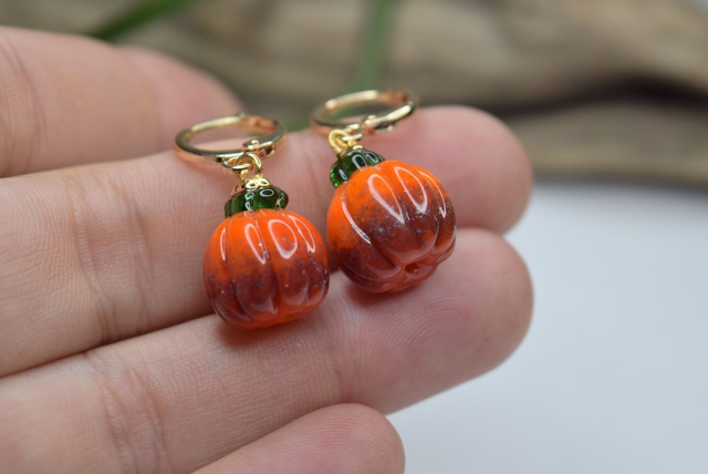 CRÉOLES CITROUILLES MONTURE OR