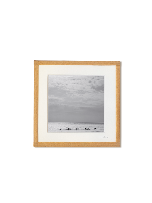 Plage #5  tirage photo encadré