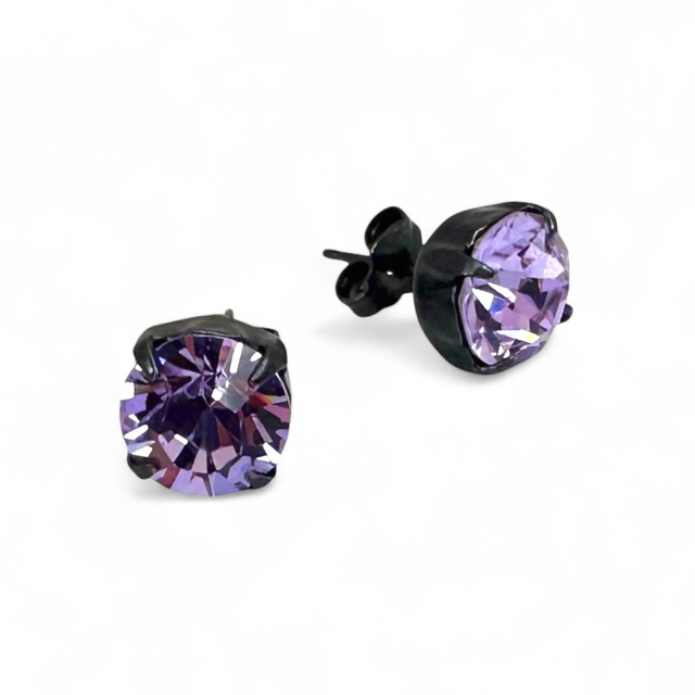 Ohrstecker KLASSIK SMALL Violet, Lila