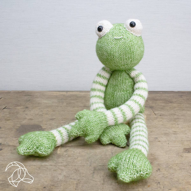 Strickset Frosch Tinus