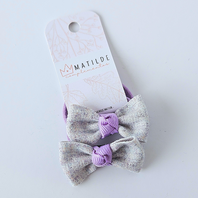 Colet Lazo Par Liso Claro Morado