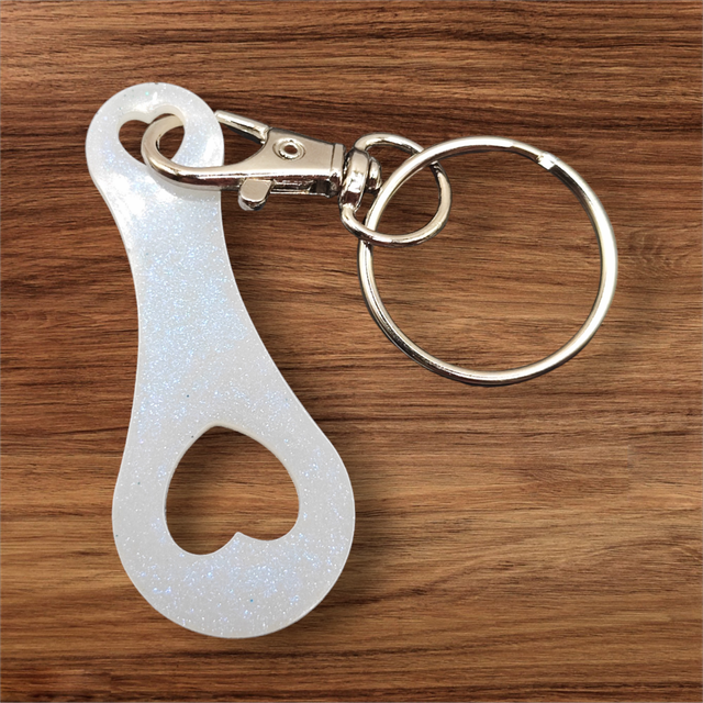 Jeton de caddie  &quot;Coeur&quot; 