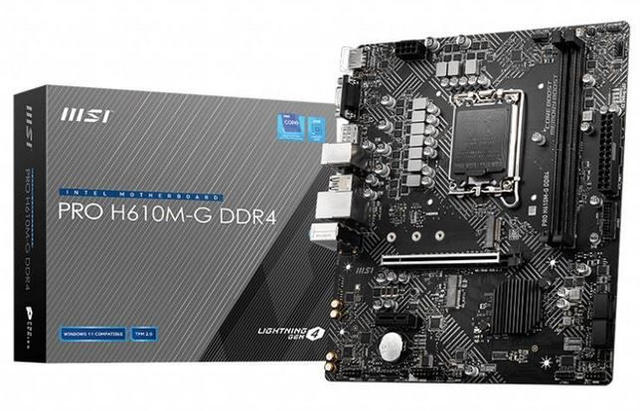 MSI 1700 PRO H610M-G DDR4 M-ATX Motherboard