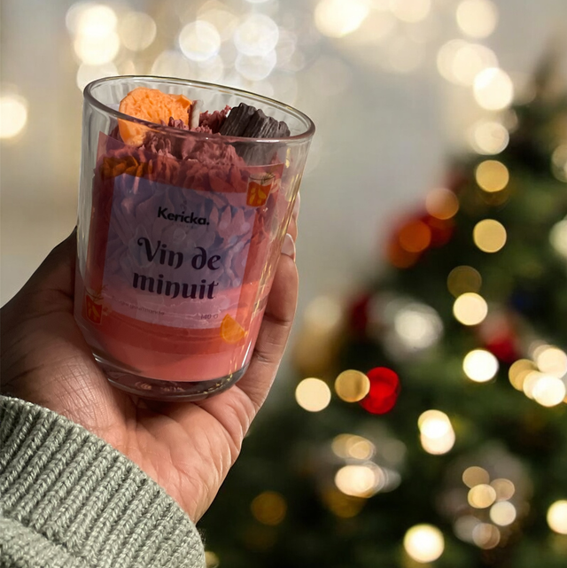 Bougie gourmande - Vin de minuit