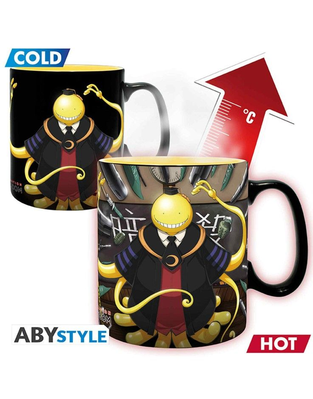 Assassination Classroom: Koro Attacked Heat Change Mug