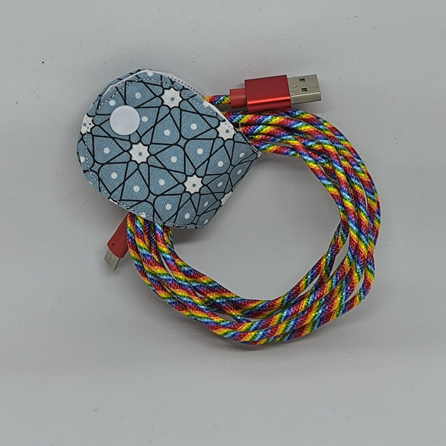 range câble bleu blanc taille L