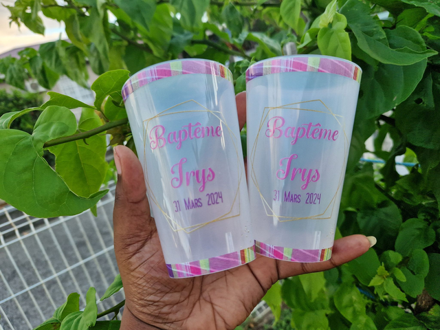 Gobelets personnalisés imprimés