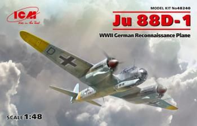 icm 1.48 ju 88d-1 ww2 german recon aircraft
