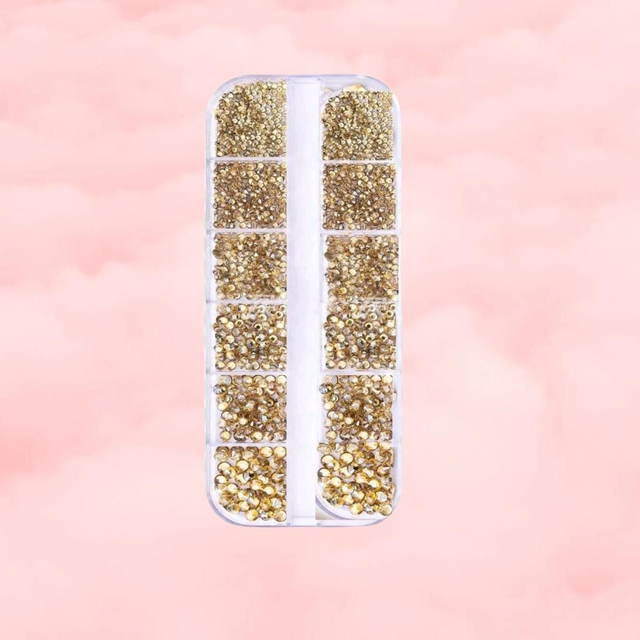 12 grid Champagne Gems