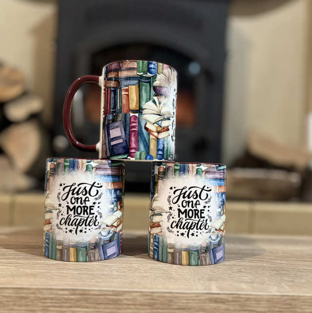 Just One More Chapter -Red Mug