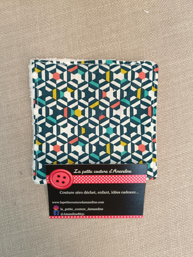 Coton motif géométrique 