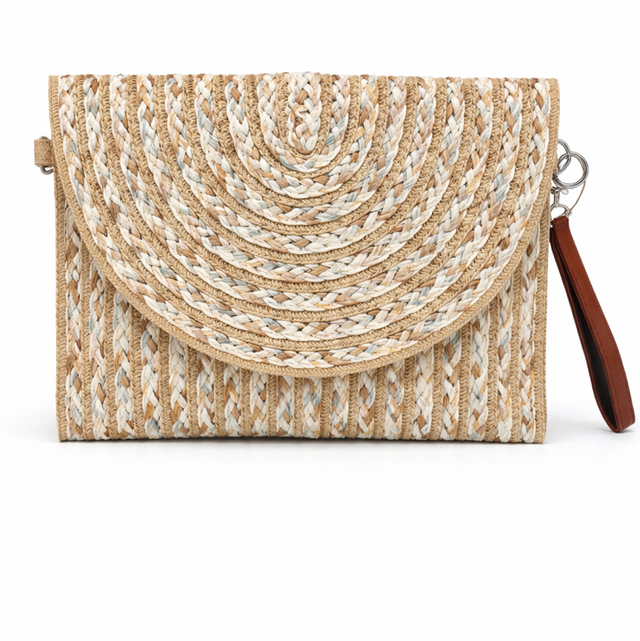 Bolso fibra trenzada 