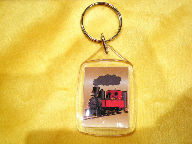 Porte clé Decauville qui fume