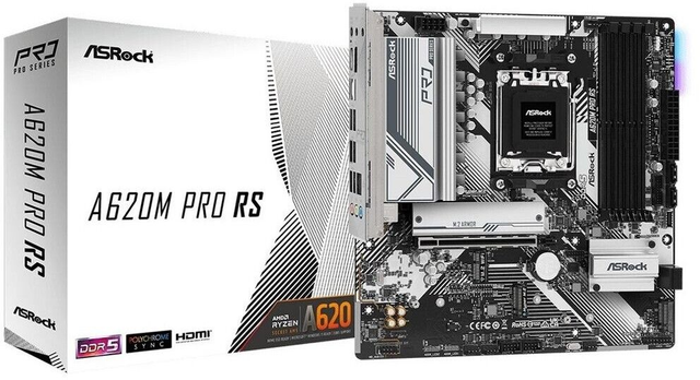 02.1.0014 – Scheda Madre ASRock A620M Pro RS AM5 – Entry Level per Ryzen 7000